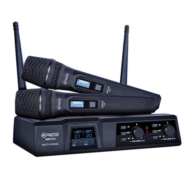 Microfono Krieg Kdc-500 Inalambrico Doble Uhf